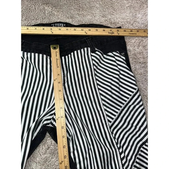 Tripp NYC Daang Goodman Skinny Jeans Women's Sz 20 Rave Goth Punk  Black White - Picture 8 of 16